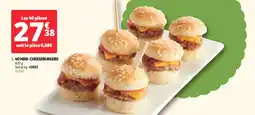 Auchan 40 mini-cheeseburgers offre