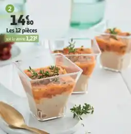 Auchan Verrines tartare de tomates et thon offre