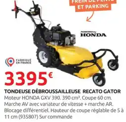 Rural Master Tondeuse débroussailleuse recato gator offre