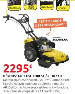 Rural Master Déroussailleuse forestière rl115h offre