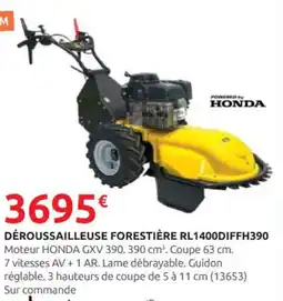 Rural Master Déroussailleuse forestière rl1400diffh390 offre