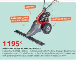Rural Master Motofaucheuse bilama m310 rato offre