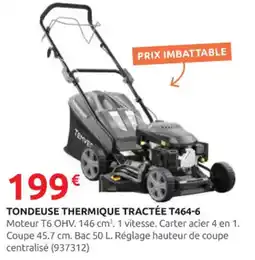 Rural Master Tondeuse thermique tractée t464-6 offre