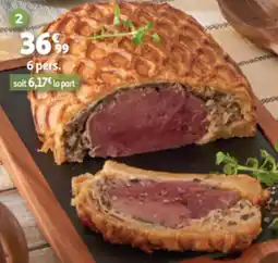 Auchan Filet de boeuf en croûte offre