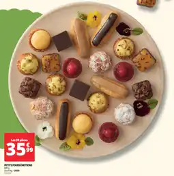 Auchan Petits fours émotions offre