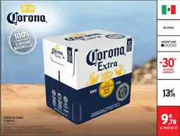 Intermarché Hyper Bière blonde corona offre