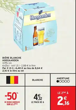 Intermarché Hyper Bière blanche hoegaarden offre