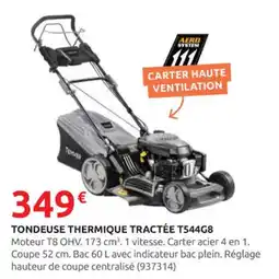 Rural Master Tondeuse thermique tractée t544g8 offre