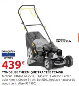 Rural Master Tondeuse thermique tractée t534gh offre