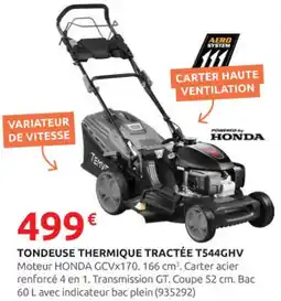 Rural Master Tondeuse thermique tractée t544ghv offre