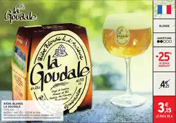 Intermarché Hyper Bière blonde la goudale offre