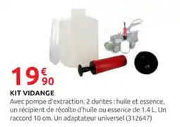 Rural Master Kit vidange offre