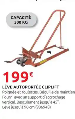 Rural Master CLIPLIFT Lève autoportée offre