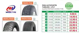 Rural Master Pneu autoportée tubeless - 4 ply offre
