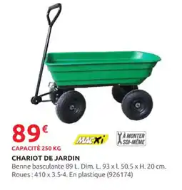 Rural Master Chariot de jardin offre