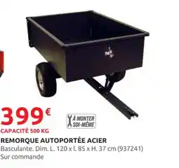 Rural Master Remorque autoportée acier offre