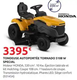 Rural Master STIGA Tondeuse autoportée tornado 5108 w special offre