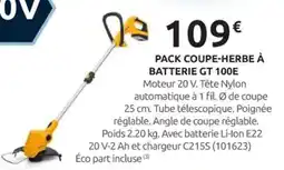 Rural Master Pack coupe-herbe à batterie gt 100e offre
