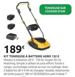 Rural Master Kit tondeuse à batterie aero 132 e offre