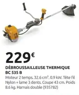 Rural Master Débroussailleuse thermique bc 535 b offre
