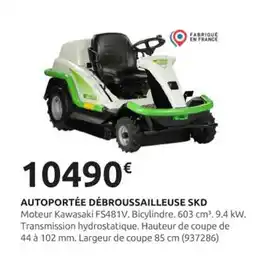Rural Master Autoportée débroussailleuse skd offre