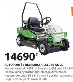 Rural Master Autoportée débroussailleuse ak 95 offre