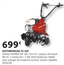Rural Master HONDA Motobineuse fg 320 offre