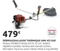 Rural Master Débroussailleuse thermique umk 425 eue offre