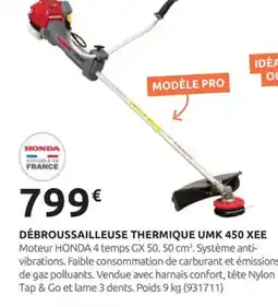 Rural Master Débroussailleuse thermique umk 450 xee offre