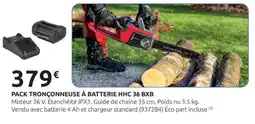 Rural Master HONDA Pack tronçonneuse à batterie hhc 36 bxb offre
