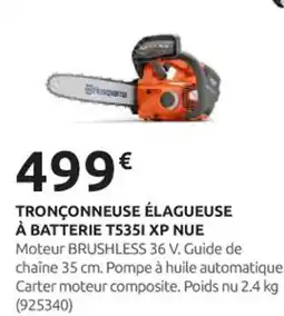 Rural Master Tronçonneuse élagueuse à batterie t5351 xp nue offre