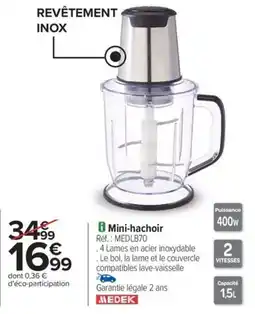 Carrefour Drive Mini hachoir offre