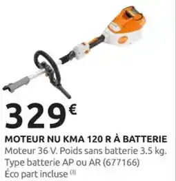 Rural Master STIHL Moteur nu kma 120 r à batterie offre