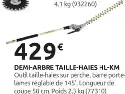 Rural Master STIHL Demi-arbre taille-haies hl-km offre