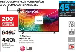 Carrefour Drive Téléviseur NanoCell 4K offre