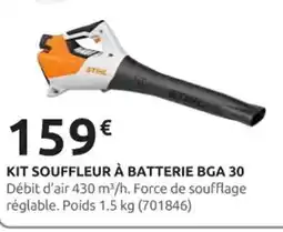 Rural Master STIHL Kit souffleur à batterie bga 30 offre
