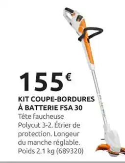 Rural Master STIHL Kit coupe-bordures à batterie fsa 30 offre