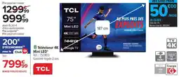 Carrefour Drive Téléviseur 4K Mini LED offre