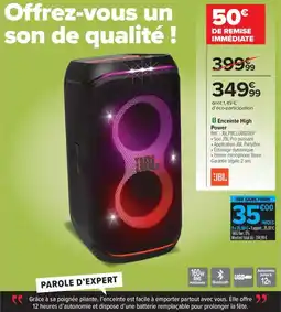 Carrefour Drive Enceinte high power offre