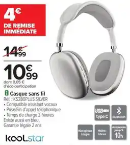 Carrefour Drive Casque sans fil offre