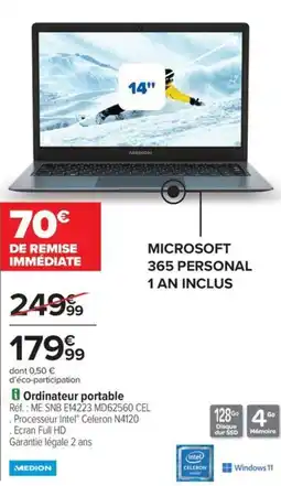 Carrefour Drive Ordinateur portable offre