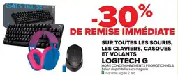 Carrefour Drive Sur toutes les souris, les claviers, casques et volants logitech g offre