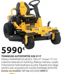 Rural Master Tondeuse autoportée xz6 s117 offre
