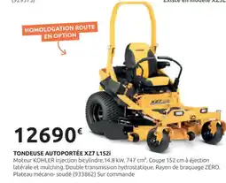 Rural Master Tondeuse autoportée xz7 l152i offre