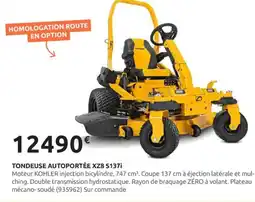 Rural Master Tondeuse autoportée xz8 s137i offre