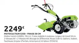 Rural Master GRILLO Motoculteur g55d-fraise 58 cm offre