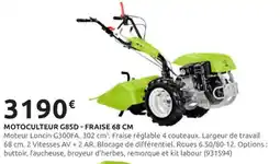 Rural Master GRILLO Motoculteur g85d - fraise 68 cm offre