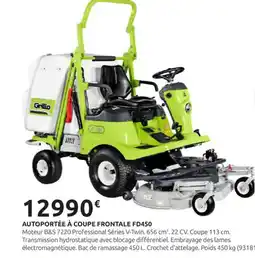 Rural Master GRILLO Autoportée à coupe frontale fd450 offre