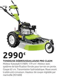 Rural Master GRILLO Tondeuse débroussailleuse pro cl62m offre