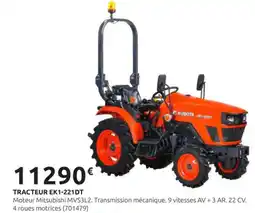 Rural Master Tracteur ek1-221dt offre